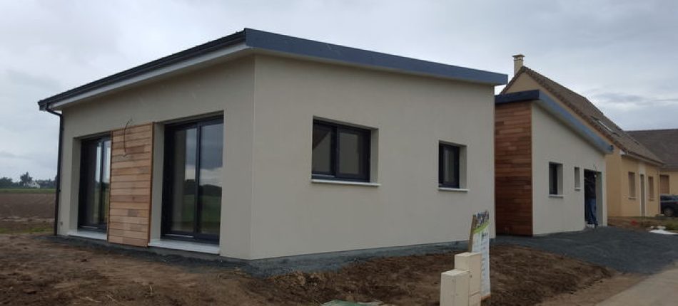 Construction d’une maison contemporaine NATIVIE à Rouillon 