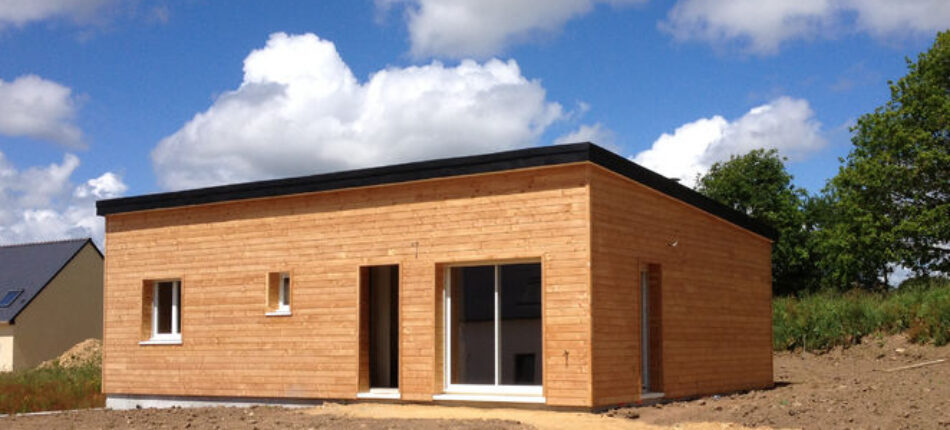 Construction d’une maison ossature bois à Pont Scorff 