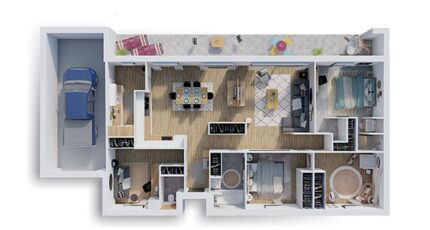 Comment concevoir un plan maison 4 chambres à Grenoble adapté à sa famille ?