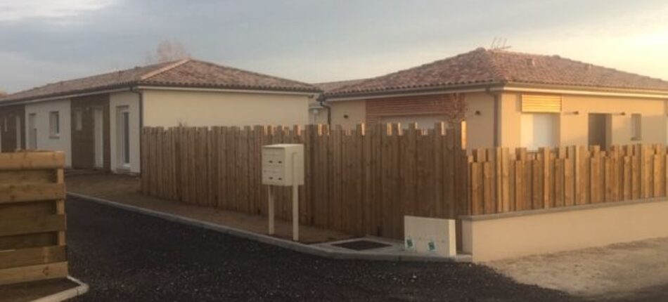 Construction d’un ensemble de 5 maisons en centre ville de Saint André de Cubzac 