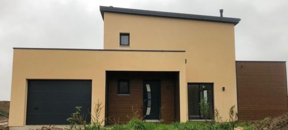 Construction d’une maison contemporaine à Clères 