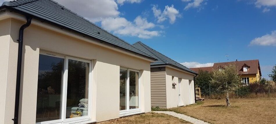 Construction d’une maison ossature bois Natilia de plain pied à Maintenon 