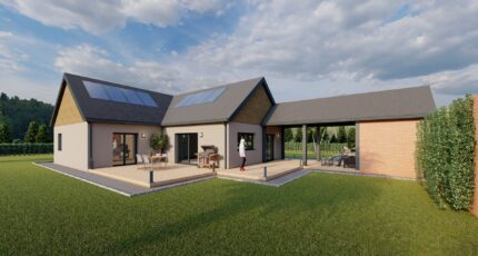 Démarrage du chantier d’une maison Natilia à Gournay-en-Bray (76)