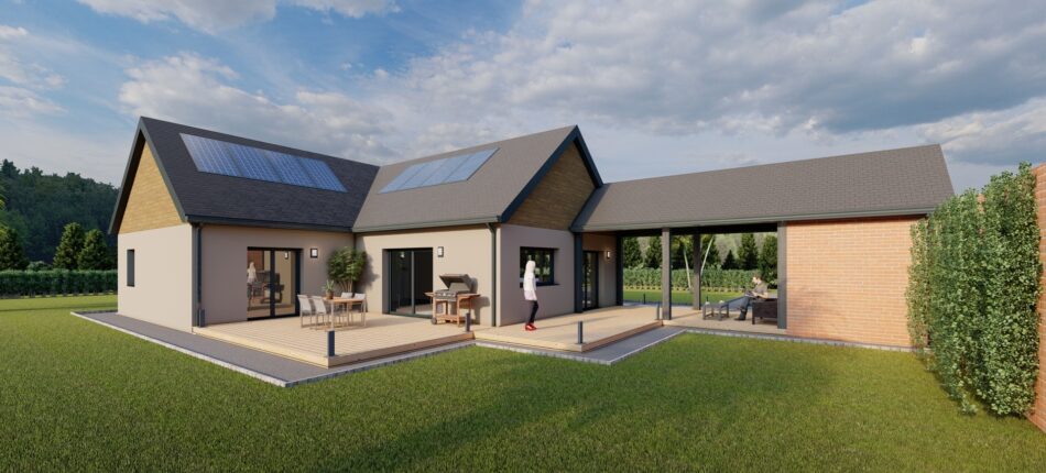 Démarrage du chantier d’une maison Natilia à Gournay-en-Bray (76) 