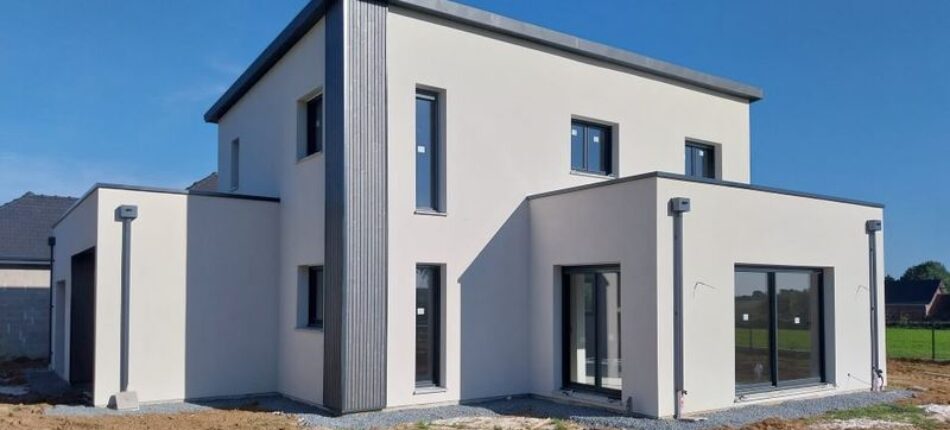 Réalisation Natilia : Construction d’une maison à étage à Bois-L’Evêque (76) 