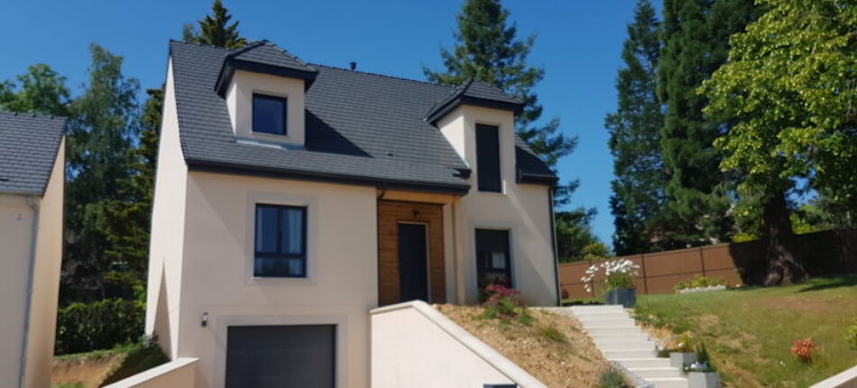 Construction d’une maison ossature bois Natilia adaptée au terrain à GAZERAN 