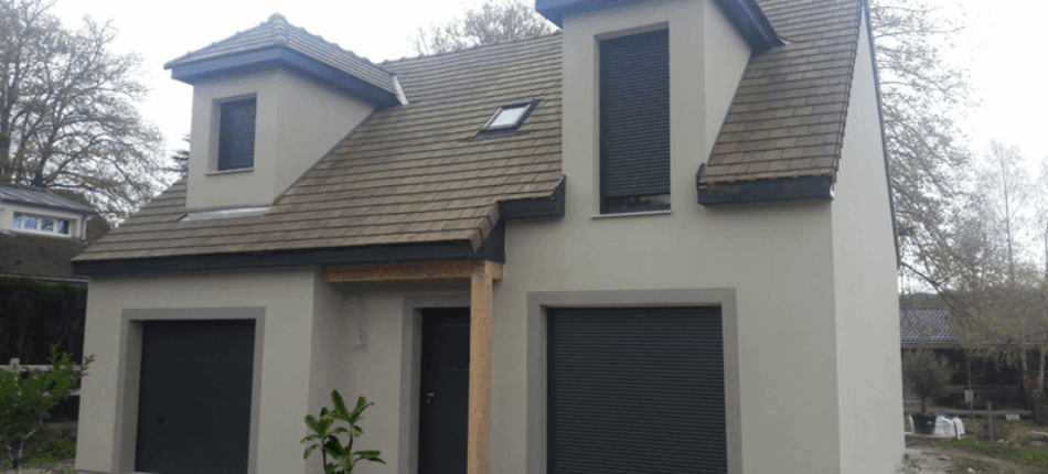 Construction d’une maison ossature bois Natilia à St Leger en Yvelines 