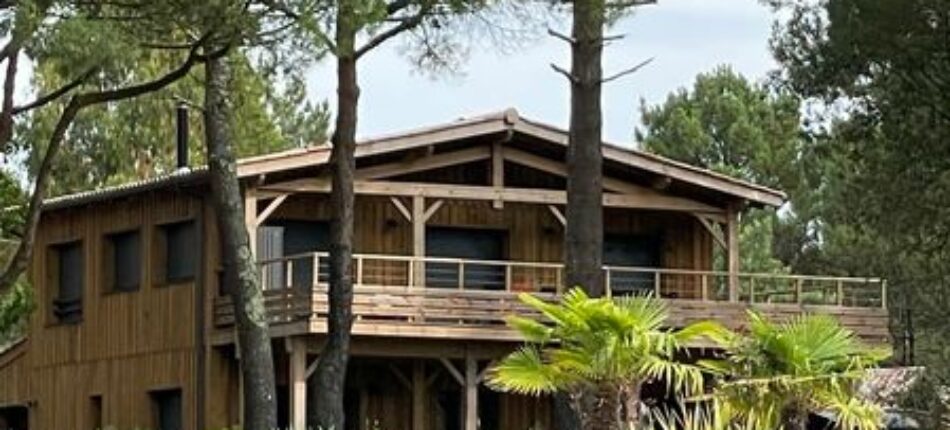 Maison ossature bois Natilia à étage sur le Golf de Lacanau 