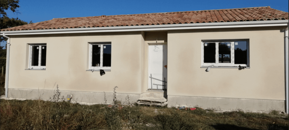 Construction d’une maison ossature bois Natilia de plain-pied à Saint-Savin 