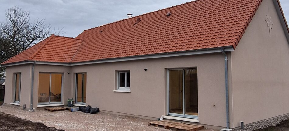 Remise des clés d’une maison ossature bois à Bouillancourt-en-Séry 