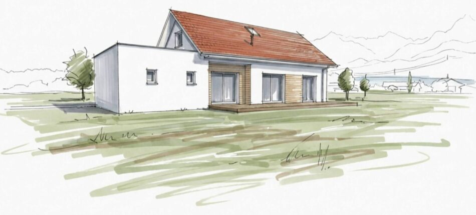Maison familiale en ossature bois en Chartreuse : l’équilibre entre espace, confort et qualité de vie 