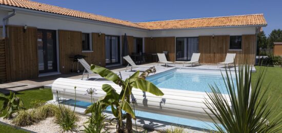 Construction d’une maison ossature bois Natilys à Moliets et Maa (40)