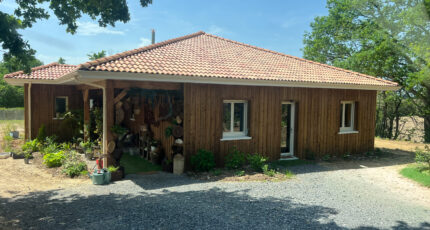 Construction d’une maison ossature bois Natiban à Làa-Mondrans (64)