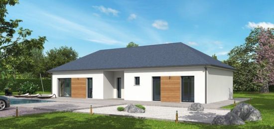 Plan de maison Surface terrain 101 m2 - 4 pièces - 3  chambres -  sans garage 