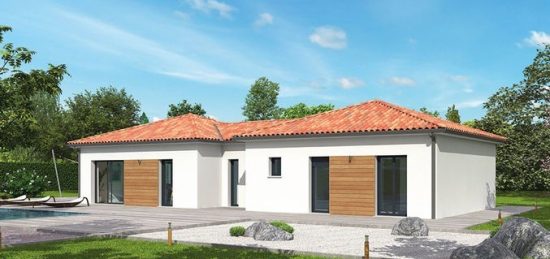Plan de maison Surface terrain 118 m2 - 5 pièces - 4  chambres -  sans garage 
