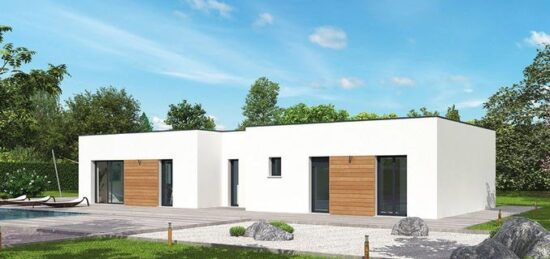 Plan de maison Surface terrain 101 m2 - 4 pièces - 3  chambres -  sans garage 
