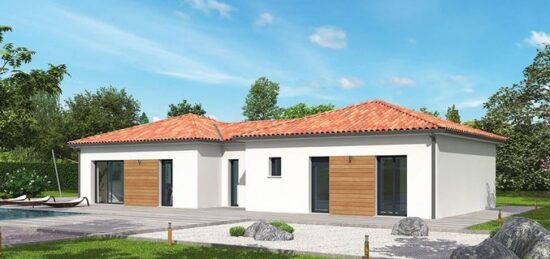 Plan de maison Surface terrain 101 m2 - 4 pièces - 3  chambres -  sans garage 