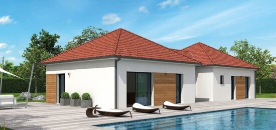 Plan de maison Surface terrain 101 m2 - 4 pièces - 3  chambres -  sans garage 