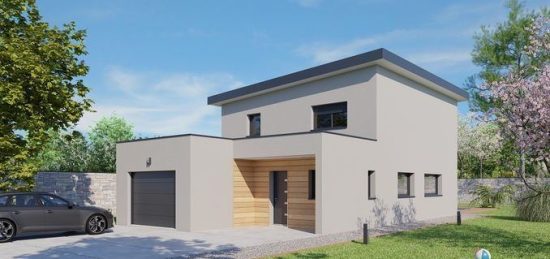 Plan de maison Surface terrain 139 m2 - 5 pièces - 4  chambres -  avec garage 