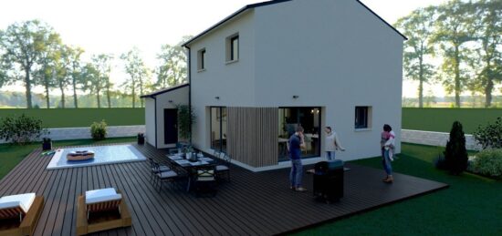 Maison neuve à Baziège, Occitanie