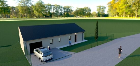 Maison neuve à , Hautes-Alpes