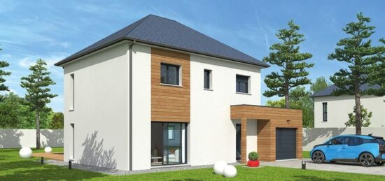 Maison neuve à Bois-l'Évêque, Normandie